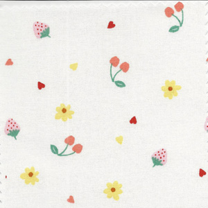 Kirschen Erdbeeren Blumen