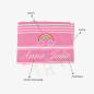 Preview: personalised hamam towel
