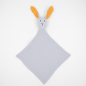 Preview: Schmusetuch Hase grau