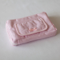 Preview: Feuchttüchertascherl rosa mit Satinmasche