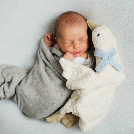 Kuscheltier Gans personalisiert