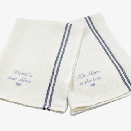 Personalised tea towel by felilu