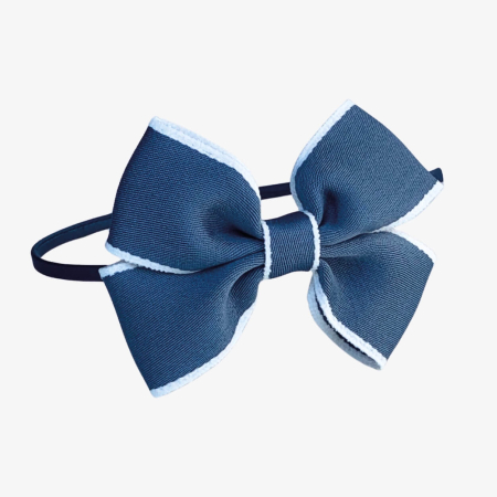 Haarreifen mittelblau