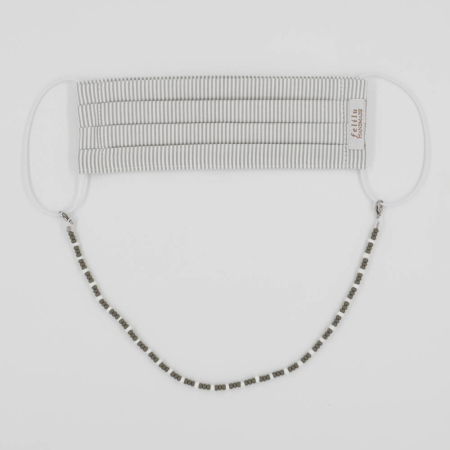 Maskenkette dunkelgrau von felilu