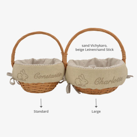 personalised Easter baskets by felilu