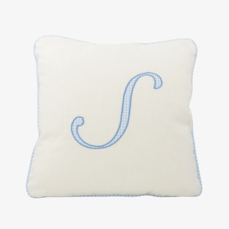 cushion with custom letters