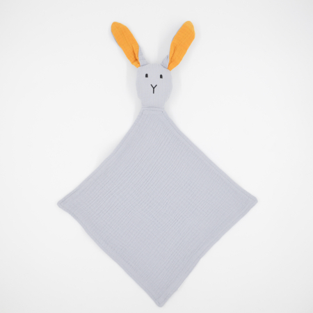Schmusetuch Hase grau
