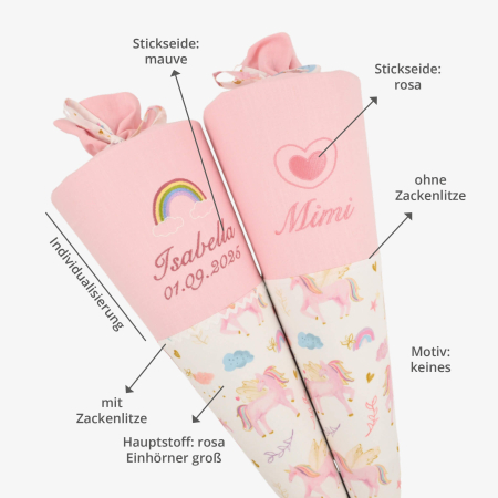 Preview: Schultüten mit Name und Motiv
