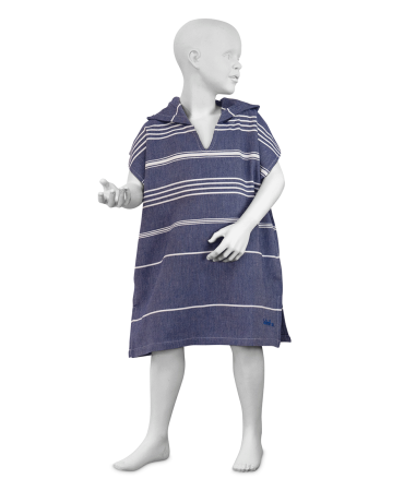 Strandponcho dunkelblau
