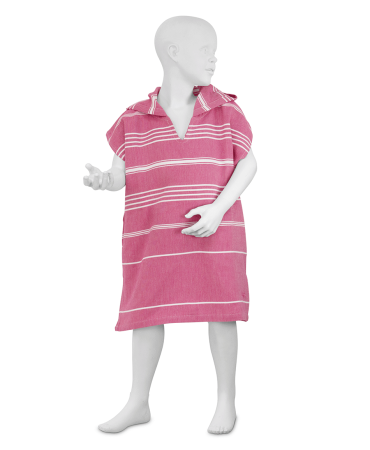 Strandponcho fuchsia