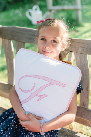 cushion with custom letter