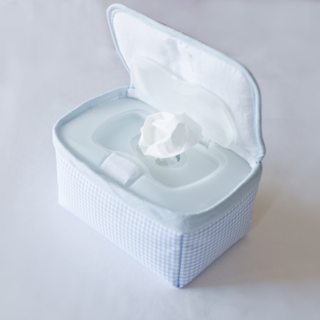 Feuchttücherbox-Hülle offen