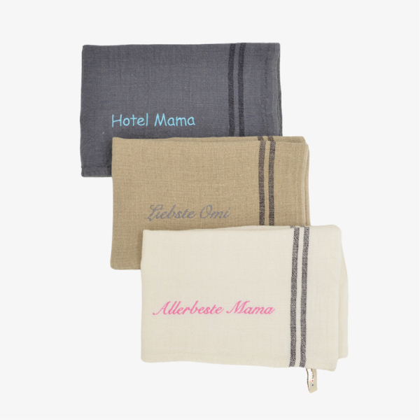 Personalised tea towel by felilu