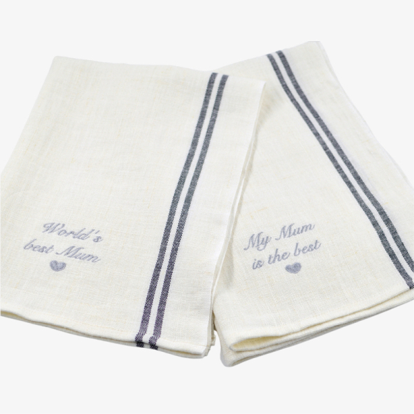 Personalised tea towel by felilu
