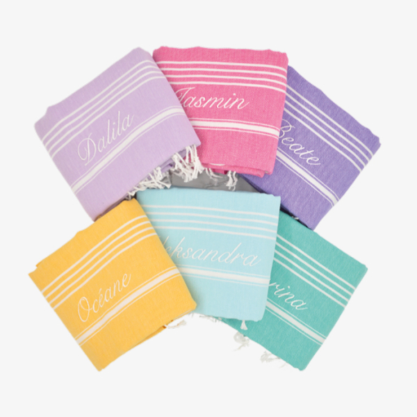 personalised hamam towels