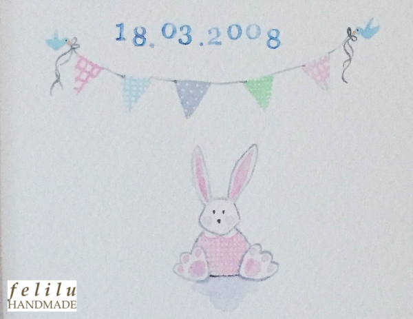 Hase in rosa