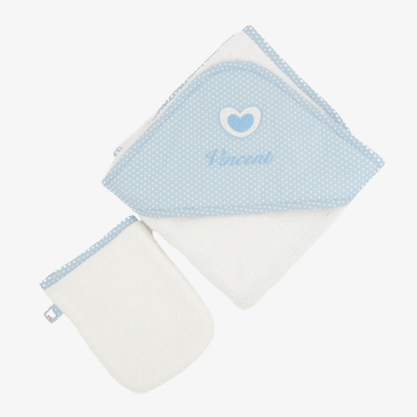 personalised hooded towel for babies