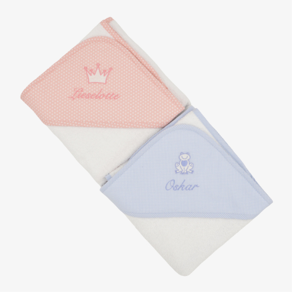 personalised hooded towels for babies