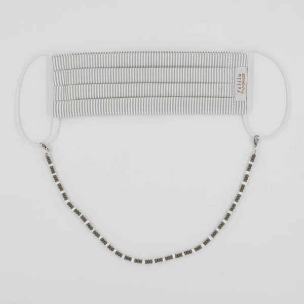 Maskenkette dunkelgrau von felilu
