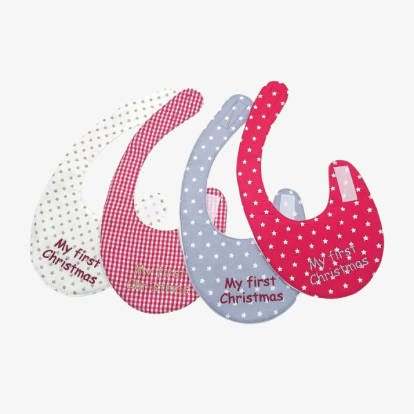 "My first Christmas" bib