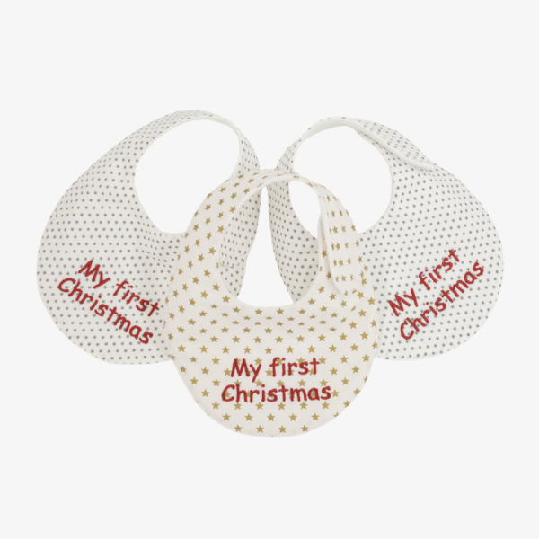 "My first Christmas" bib