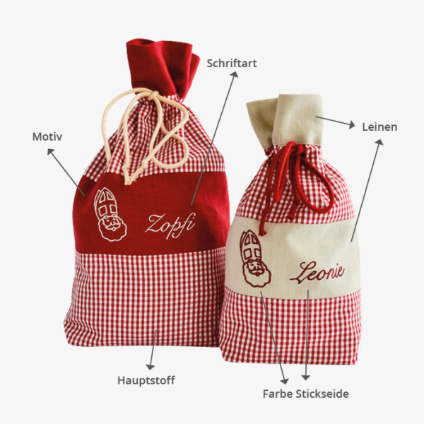 how to customise your St nicholas bag