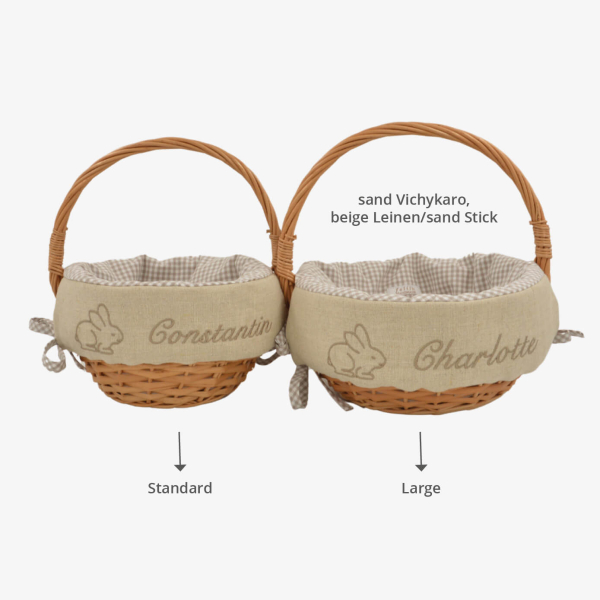 personalised Easter baskets by felilu