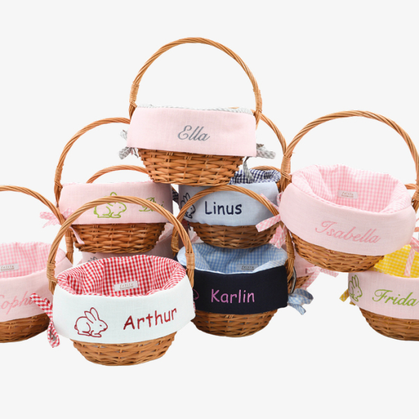 personalised Easter baskets by felilu