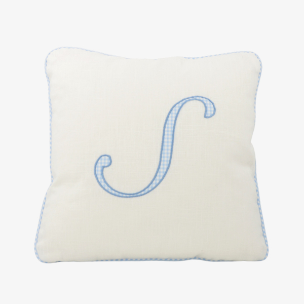 cushion with custom letters