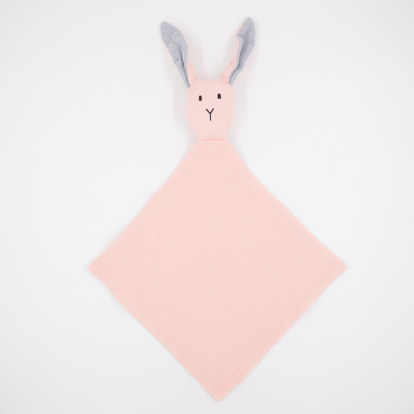 Schmusetuch Hase rosa