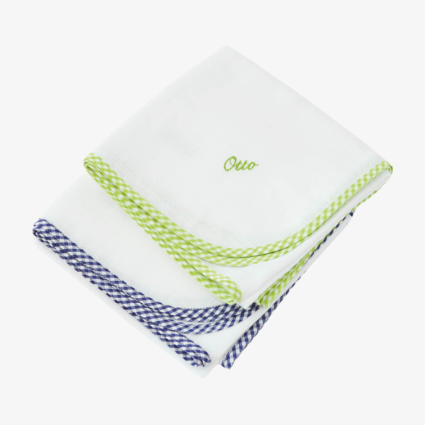Muslin baby blankets with name