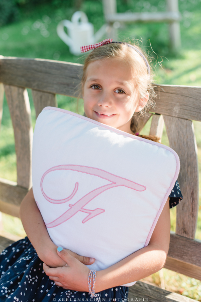 cushion with custom letter