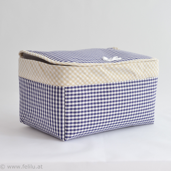Feuchttücherbox in Vichykaros von felilu
