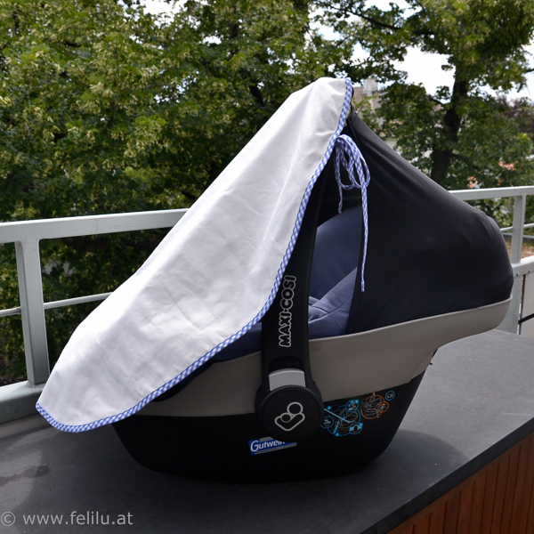 Sichtschutz für die Babyschalen von Maxi Cosi von felilu